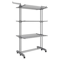 WÄSCHETROCKNER Bunji 125,5/172,5/63,5 cm  - Grau, Basics, Kunststoff/Metall (125,5/172,5/63,5cm)