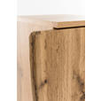 MIDISCHRANK 30/130/35 cm - Eiche Wotan/Silberfarben, Natur, Holzwerkstoff/Kunststoff (30/130/35cm) - Xora