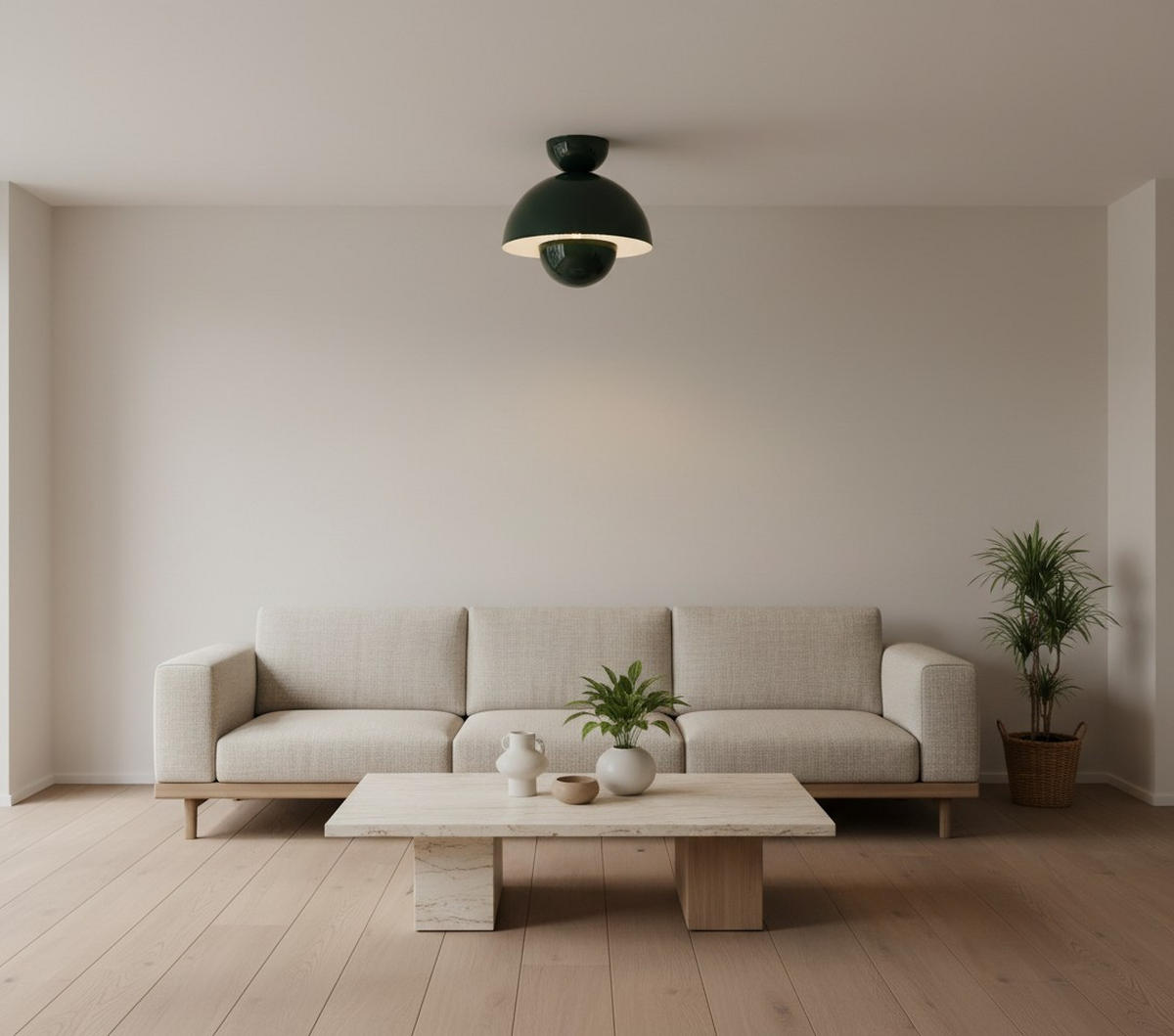 DECKENLEUCHTE  23/20 cm    - Grün, Design, Metall (23/20cm) - Collet's Monde