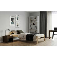 KINDER-/JUNIORBETT - MODERN, Holz/Textil (90/200cm) - MID.YOU