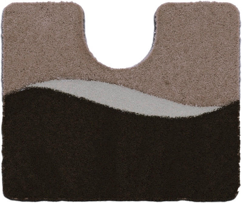WC-VORLEGER Taupe 50/60 cm  - Taupe, Basics, Kunststoff/Textil (50/60cm) - Grund