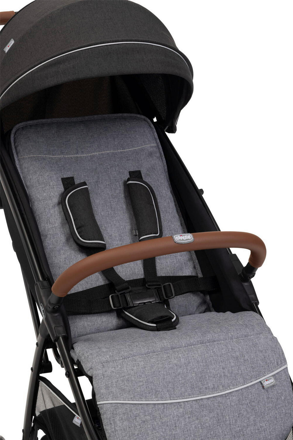 BUGGY  - Dunkelgrau/Schwarz, Basics, Textil/Metall (49/87/106cm) - Chicco