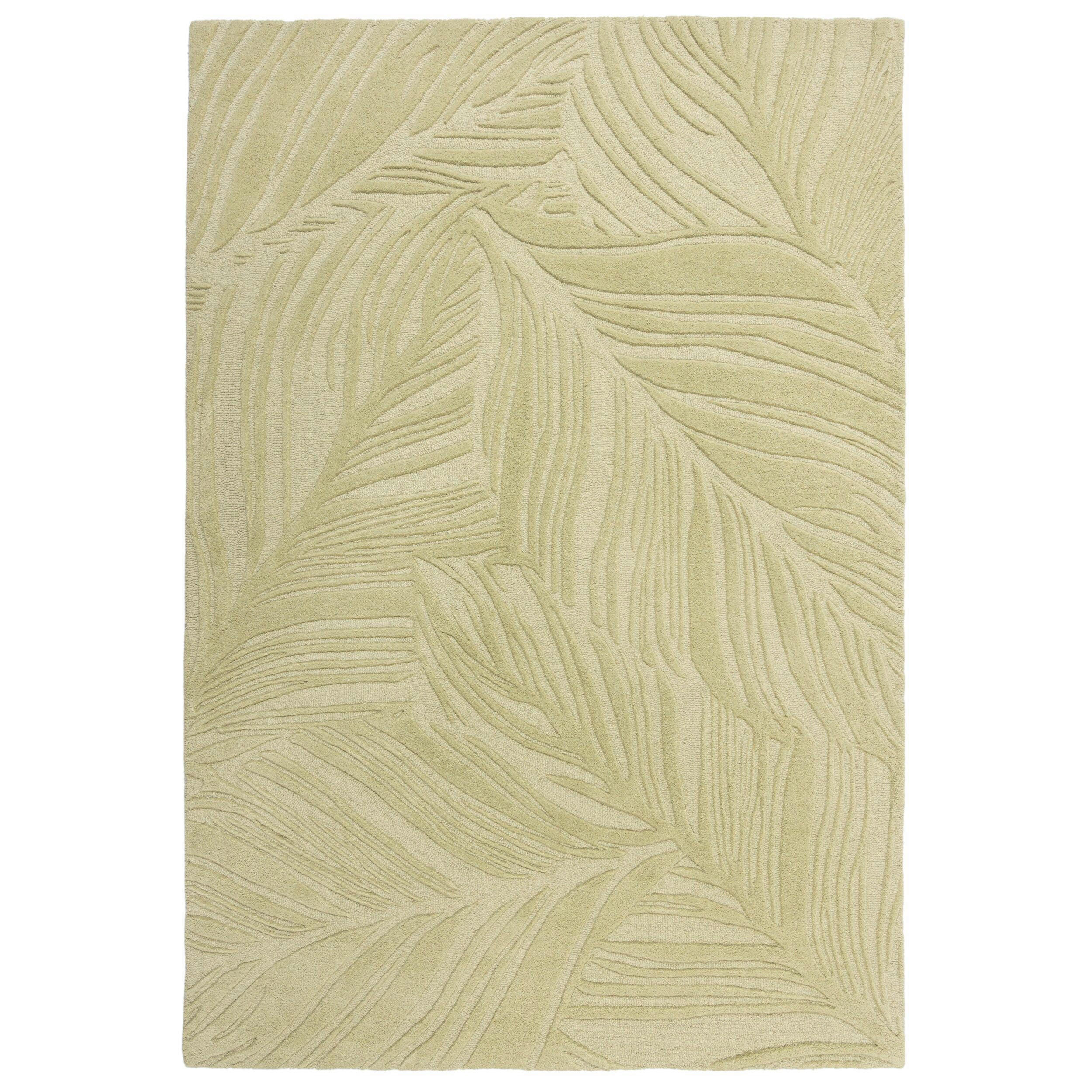 WOLLTEPPICH 200/290 cm Solace Hellgrün  - Hellgrün, Basics, Textil (200/290cm) - Xora