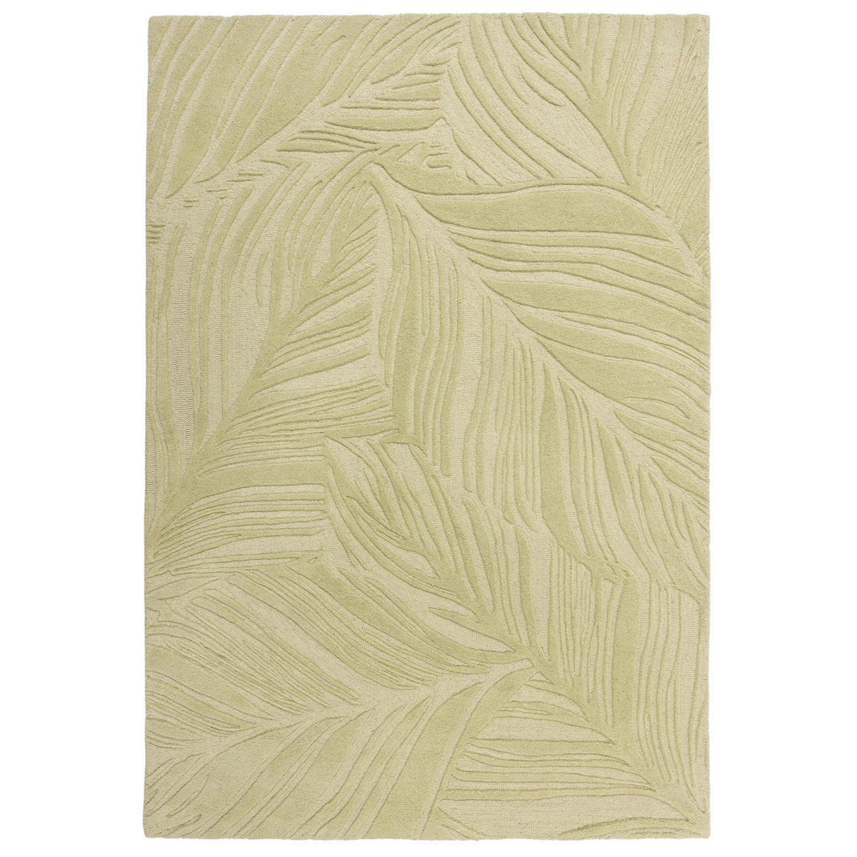 WOLLTEPPICH 200/290 cm Solace Hellgrün  - Hellgrün, Basics, Textil (200/290cm) - Xora
