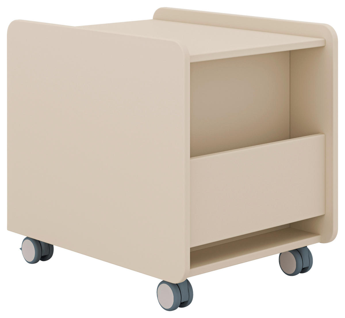 ROLLCONTAINER Beige, Kaschmir  - Kaschmir/Beige, Design, Holzwerkstoff (44,3/53,7/57,3cm) - Paidi