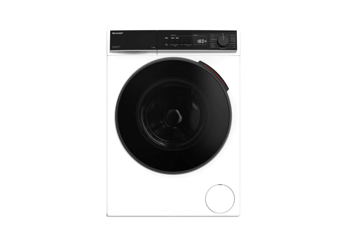 WASCHMASCHINE ES-WNFB714CWDA-DE  - Weiß, Basics, Glas/Kunststoff (59.7/84.5/55,7cm) - Sharp
