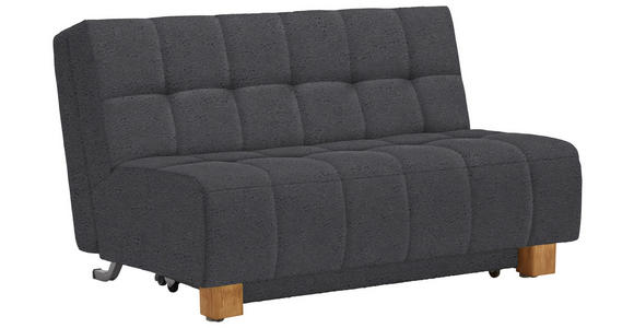 SCHLAFSOFA  in Flachgewebe Grau  - Naturfarben/Grau, MODERN, Holz/Textil (145/92/102cm) - Novel