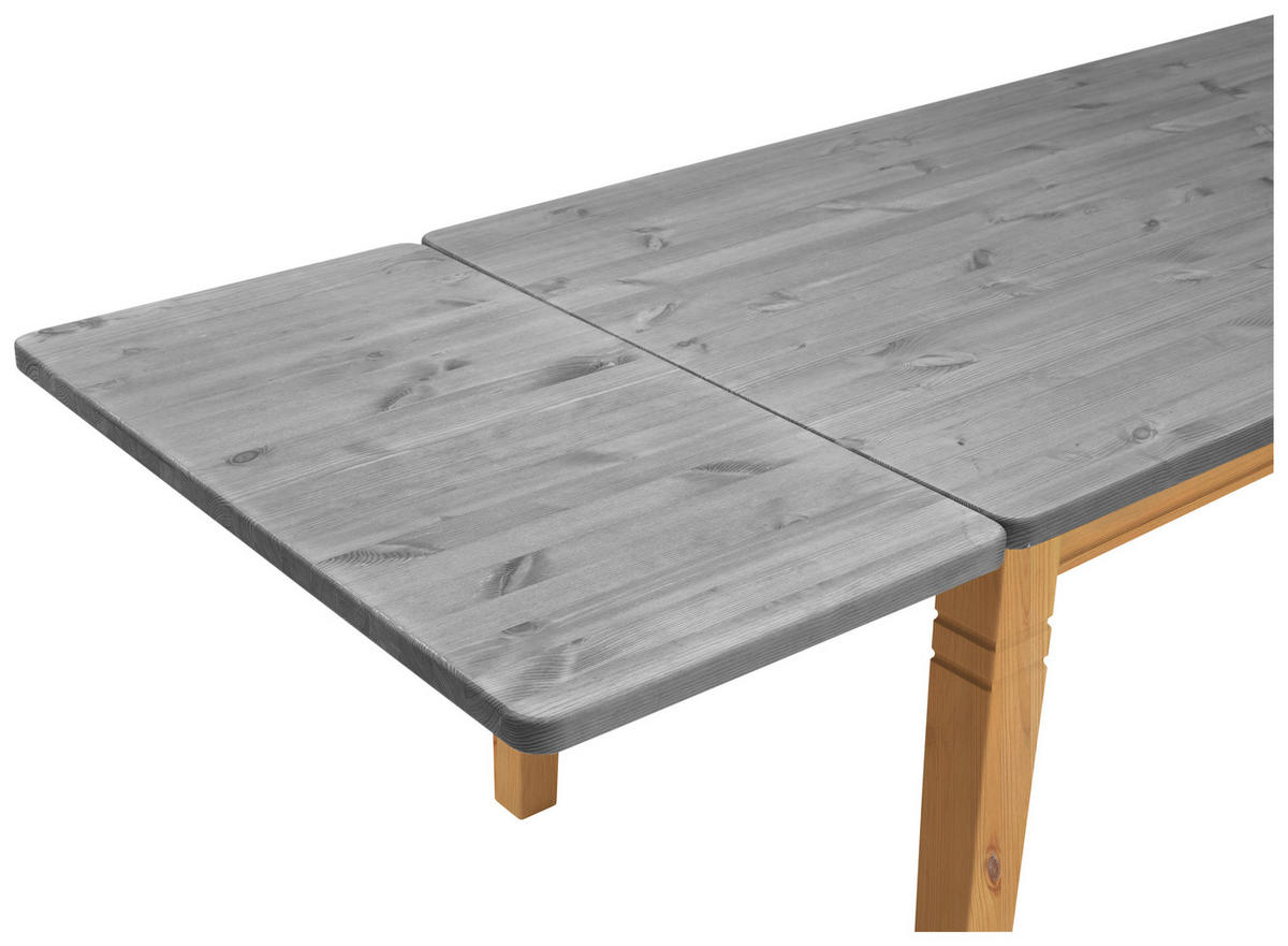 ESSTISCH in Holz 140/90/78 cm  - Laugenfarbig/Grau, ROMANTIK / LANDHAUS, Holz (140/90/78cm) - Boxxx