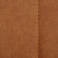 ECKSOFA Orange Velours  - Schwarz/Orange, Design, Textil/Metall (267/181cm) - Carryhome