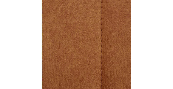 ECKSOFA Orange Velours  - Schwarz/Orange, Design, Textil/Metall (267/181cm) - Carryhome