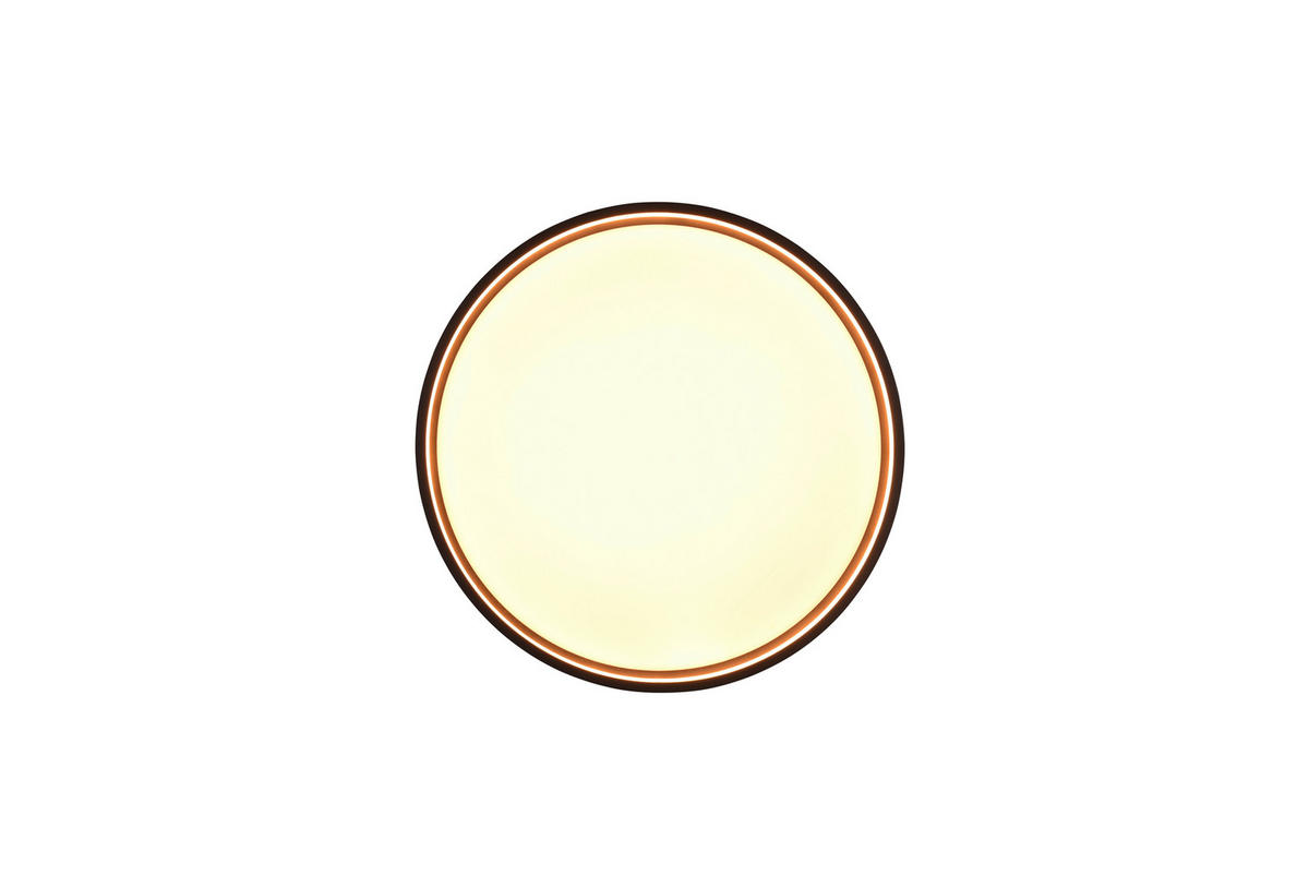 LED-DECKENLEUCHTE  45/5,5 cm    - Schwarz, Basics, Metall (45/5,5cm) - Trio Leuchten