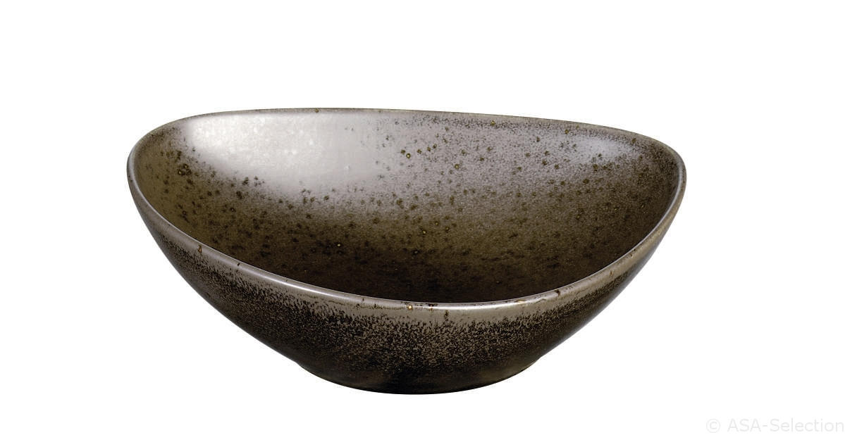 SCHALE CUBA  MARONE  - Braun, Keramik (10/5,8cm) - ASA