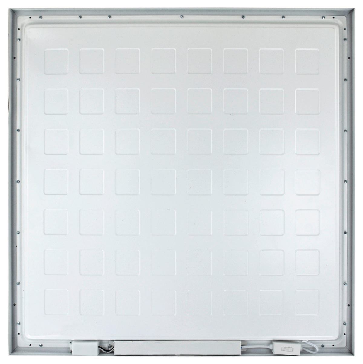 LED-DECKENLEUCHTE NAVIA 64/64/3 cm  - Weiß, Design, Metall (64/64/3cm)