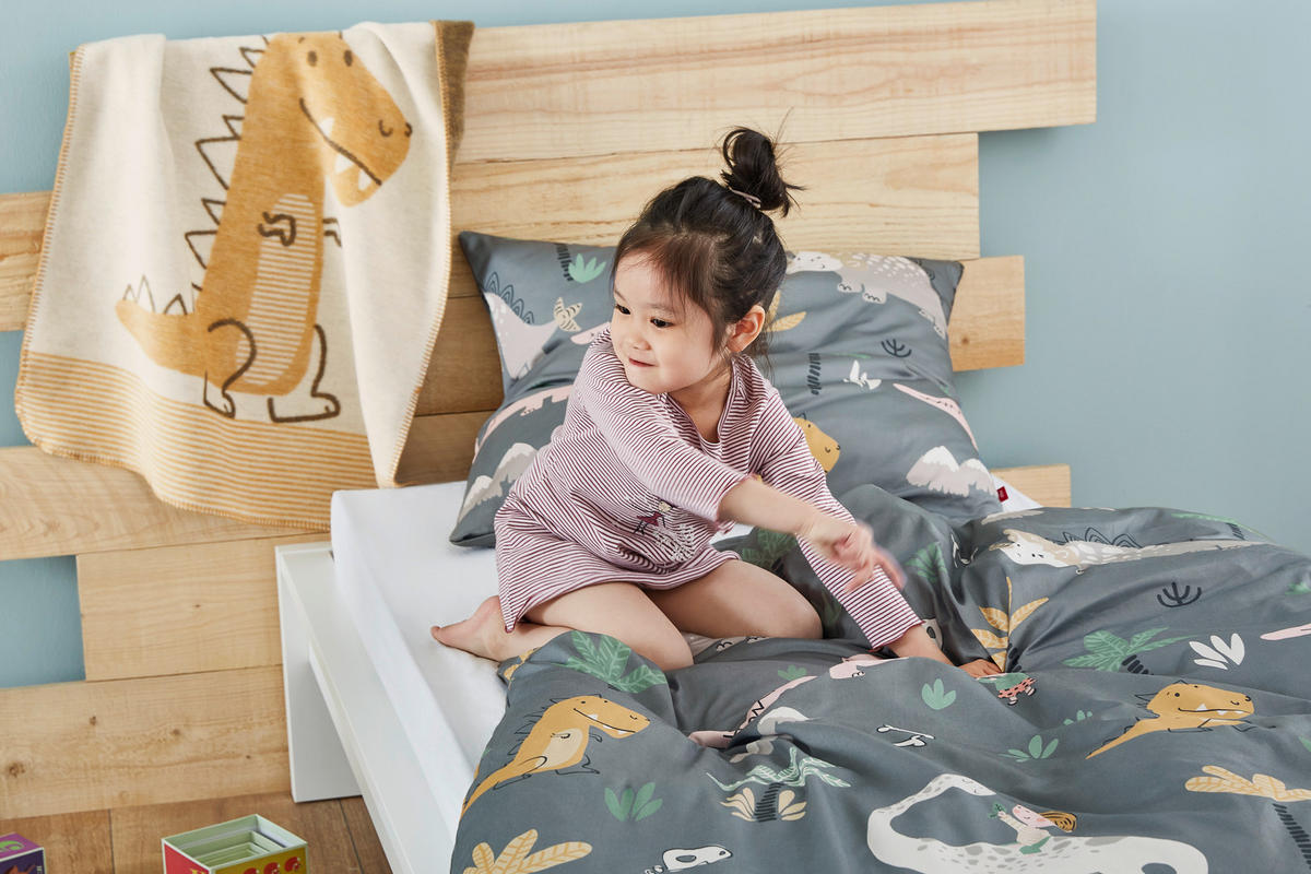 BABYBETTWÄSCHE 100/135 cm  - Multicolor/Grau, Basics, Textil (100/135cm) - S. Oliver