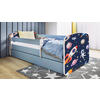 KINDER-/JUNIORBETT - Blau/Birkefarben, MODERN, Holz/Holzwerkstoff (80/160cm) - MID.YOU