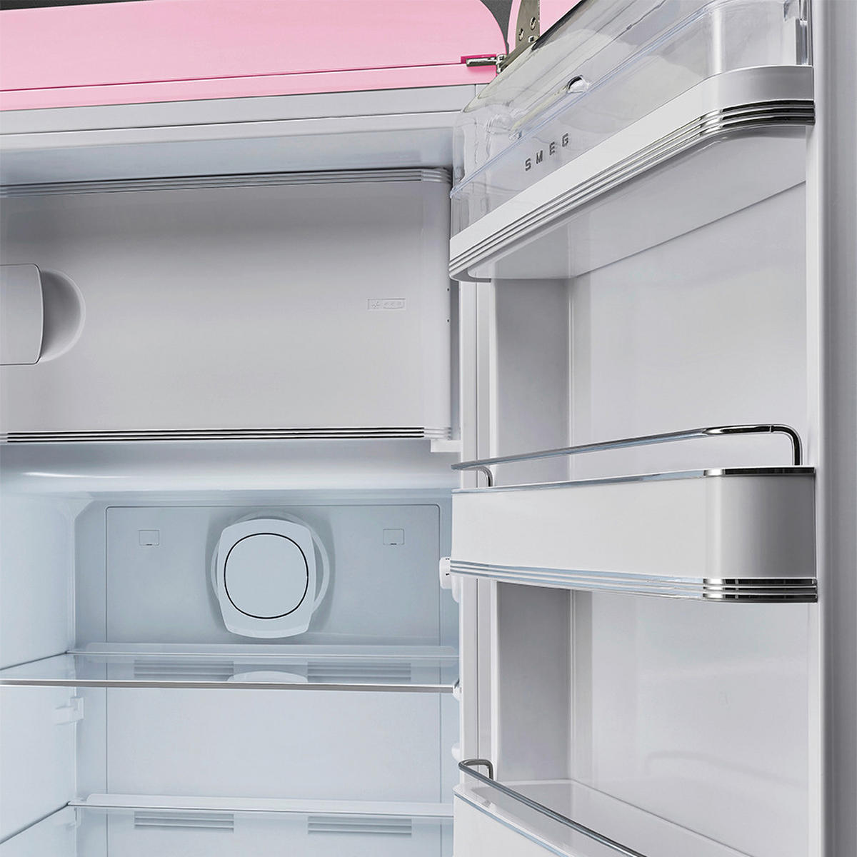 KÜHL-GEFRIER-KOMBINATION FAB28RPK6  - Pink, Trend, Metall (60.1/150/76.8cm) - SMEG