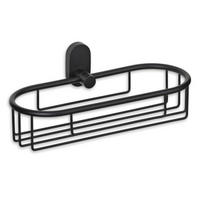 DUSCHKORB  - Schwarz, KONVENTIONELL, Metall (26/10,5/9,5cm) - Kela