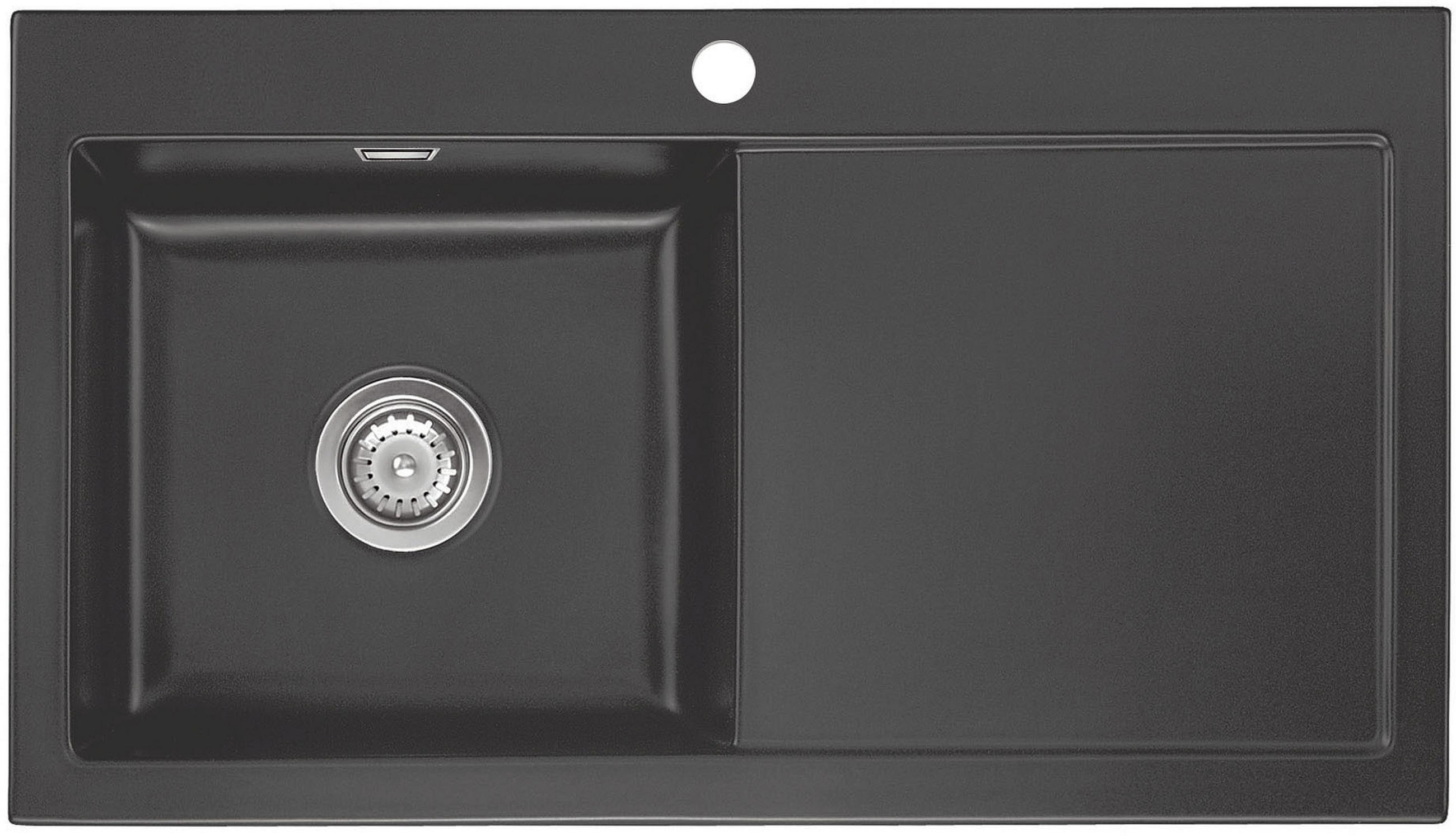 SPÜLE Mera 90 / 50750185  - Schieferfarben, Basics, Keramik (90/20/51cm) - Systemceram