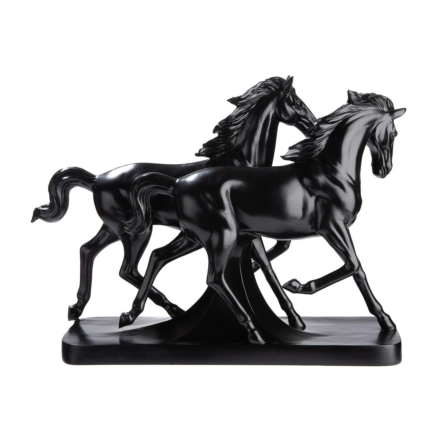 DEKOPFERD - Schwarz, Basics, Kunststoff (33,5/27/12,5cm)