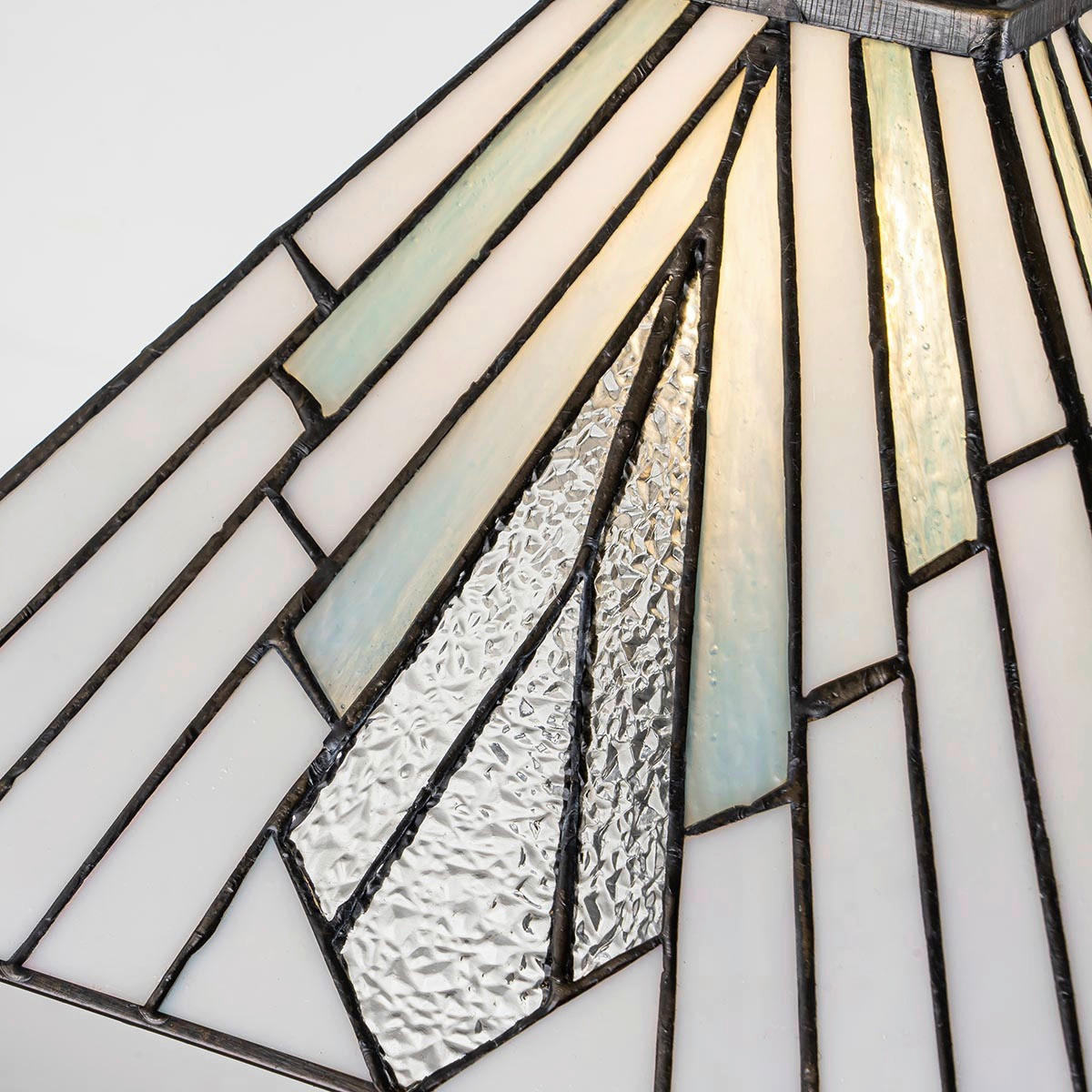 TISCHLEUCHTE   - Dunkelbraun/Multicolor, KONVENTIONELL, Glas/Metall (50,4/30,4/30,4cm) - Elstead Lighting