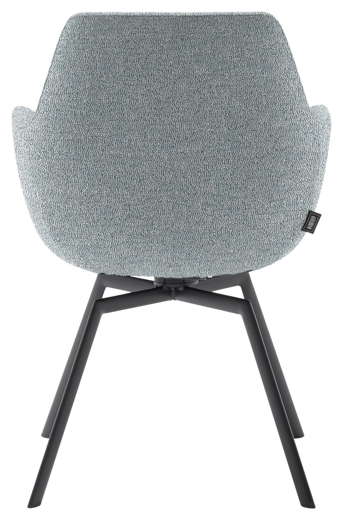 ARMLEHNSTUHL  Lederauswahl, Stoffauswahl, Gestellauswahl Struktur  - Türkis/Anthrazit, Design, Textil/Metall (58/87/64cm) - Schöner Wohnen