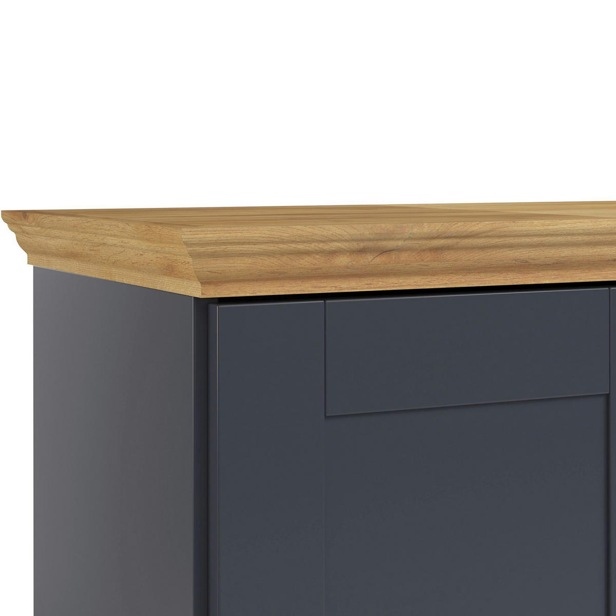 KOMMODE MURCIA, 75/110/35 cm, 5 Schublade(n)  - Eichefarben/Anthrazit, Design, Holzwerkstoff/Metall (75/110/35cm) - Livetastic