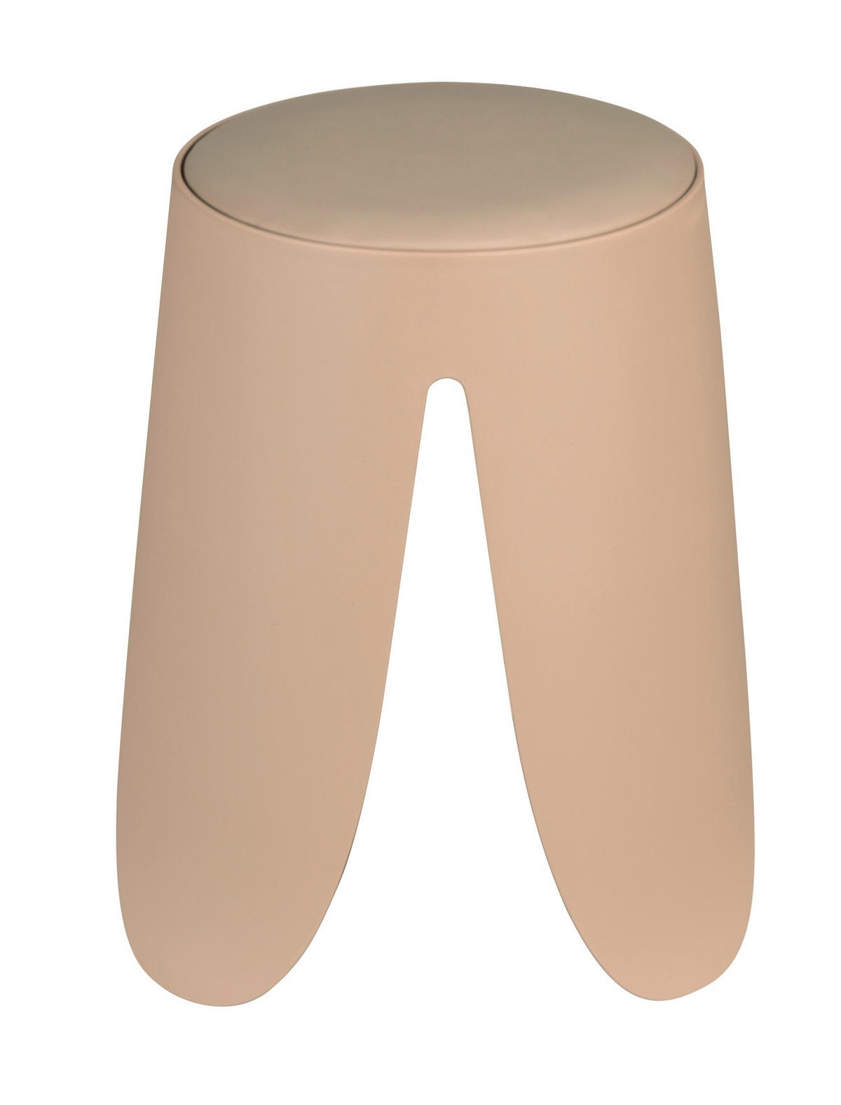 BADHOCKER Kunststoff  - Beige, Basics, Kunststoff (44,5/46/44,5cm) - Wenko