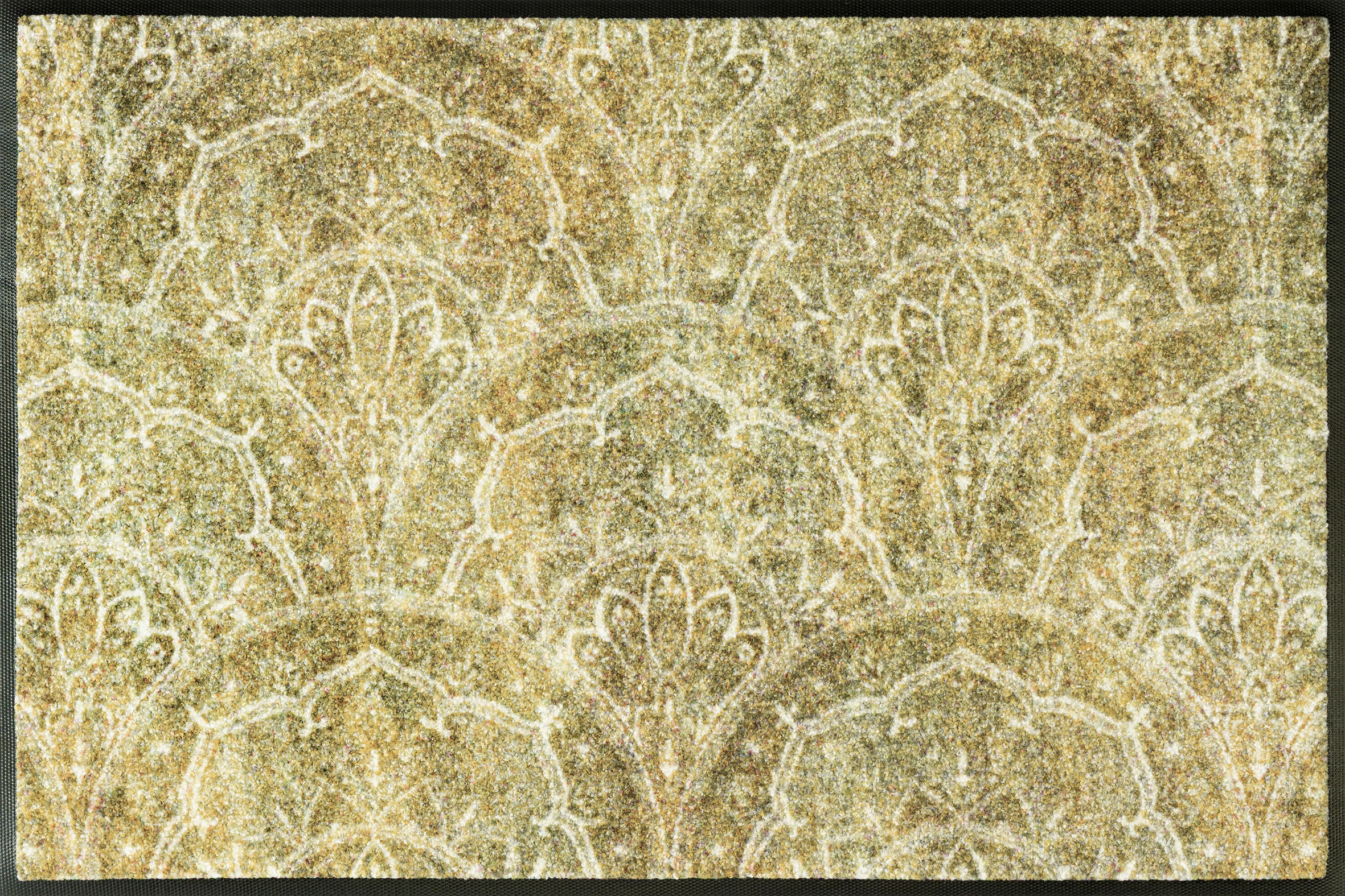 FUßMATTE 50/75 cm Filigree  - Beige, Design, Kunststoff/Textil (50/75cm) - wash+dry