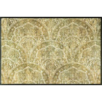 FUßMATTE 50/75 cm Filigree  - Beige, Design, Kunststoff/Textil (50/75cm) - wash+dry