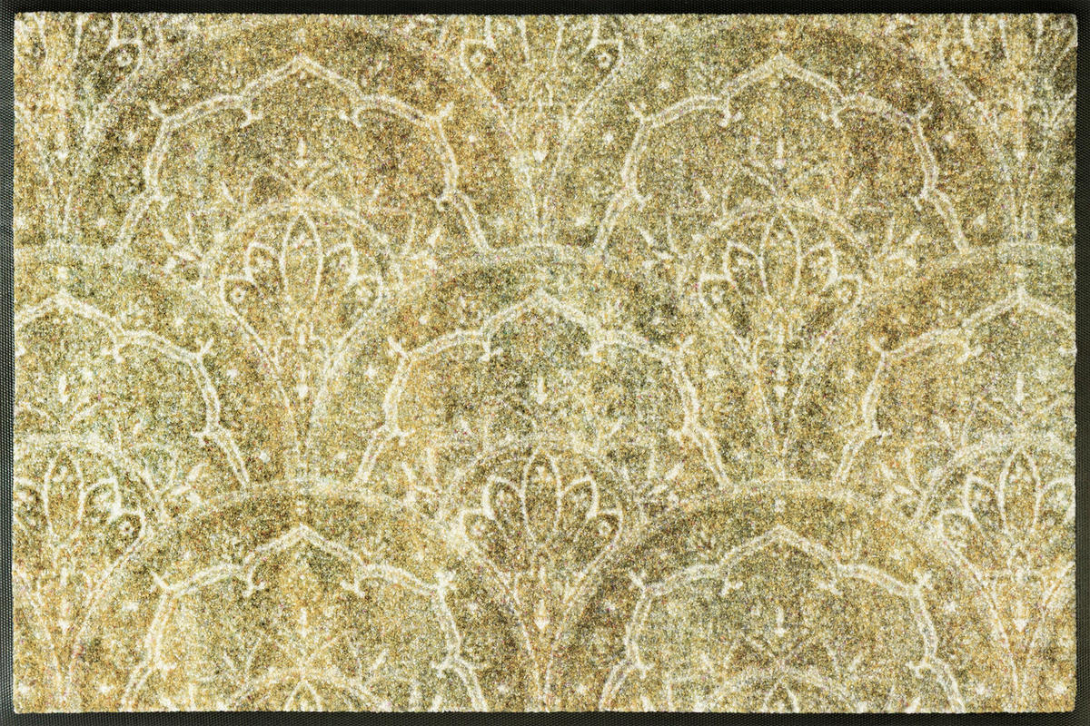 FUßMATTE 50/75 cm Filigree  - Beige, Design, Kunststoff/Textil (50/75cm) - wash+dry