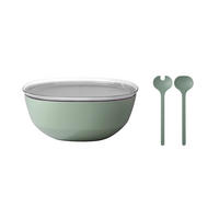 SALATSET  Silueta 2-teilig  - Salbeigrün, KONVENTIONELL, Kunststoff (30,1/12,7cm) - Mepal