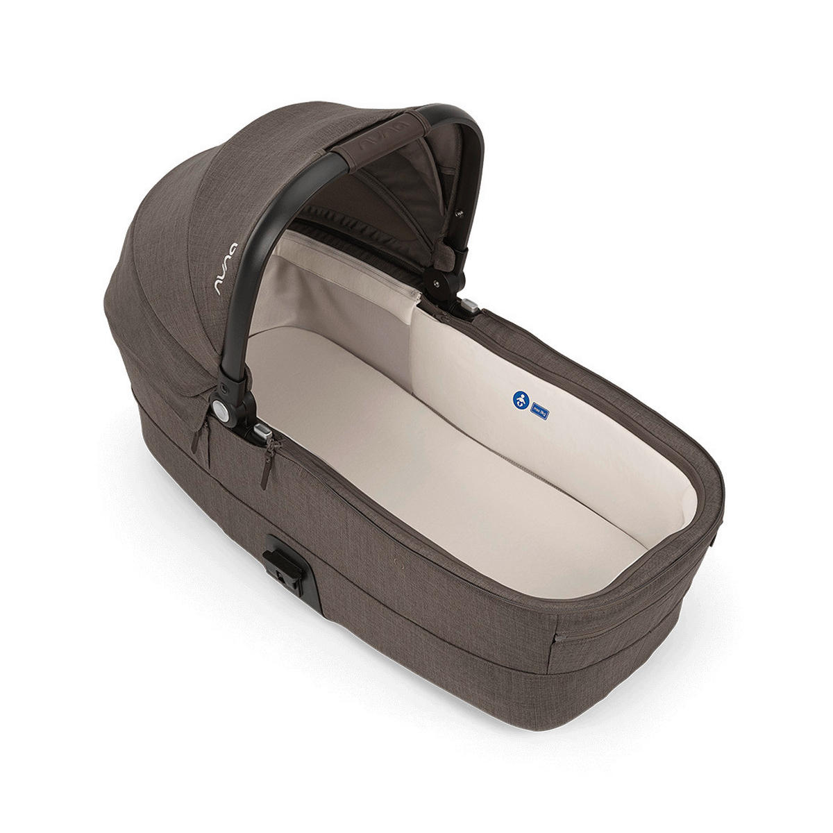 LIEGEWANNE Mixx Next  - Graubraun/Grauweiß, Basics, Kunststoff (43/63/90cm) - Nuna