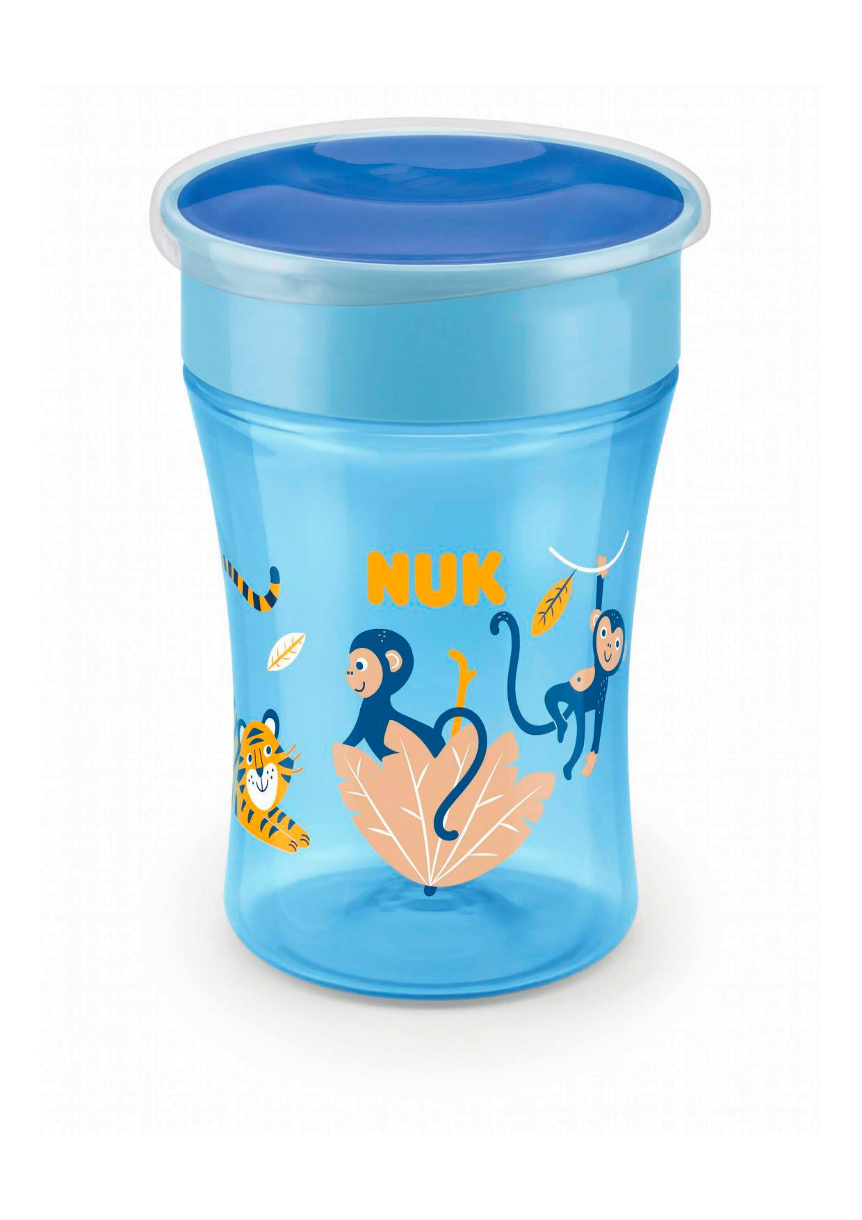 TRINKBECHER  - Blau/Rosa, Basics, Kunststoff (8,7/8,7/16,3cm) - NUK