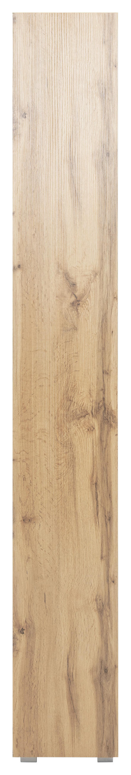 REGALELEMENT  25/191/27 cm Eichefarben  - Eichefarben/Silberfarben, KONVENTIONELL, Holzwerkstoff (25/191/27cm) - MID.YOU