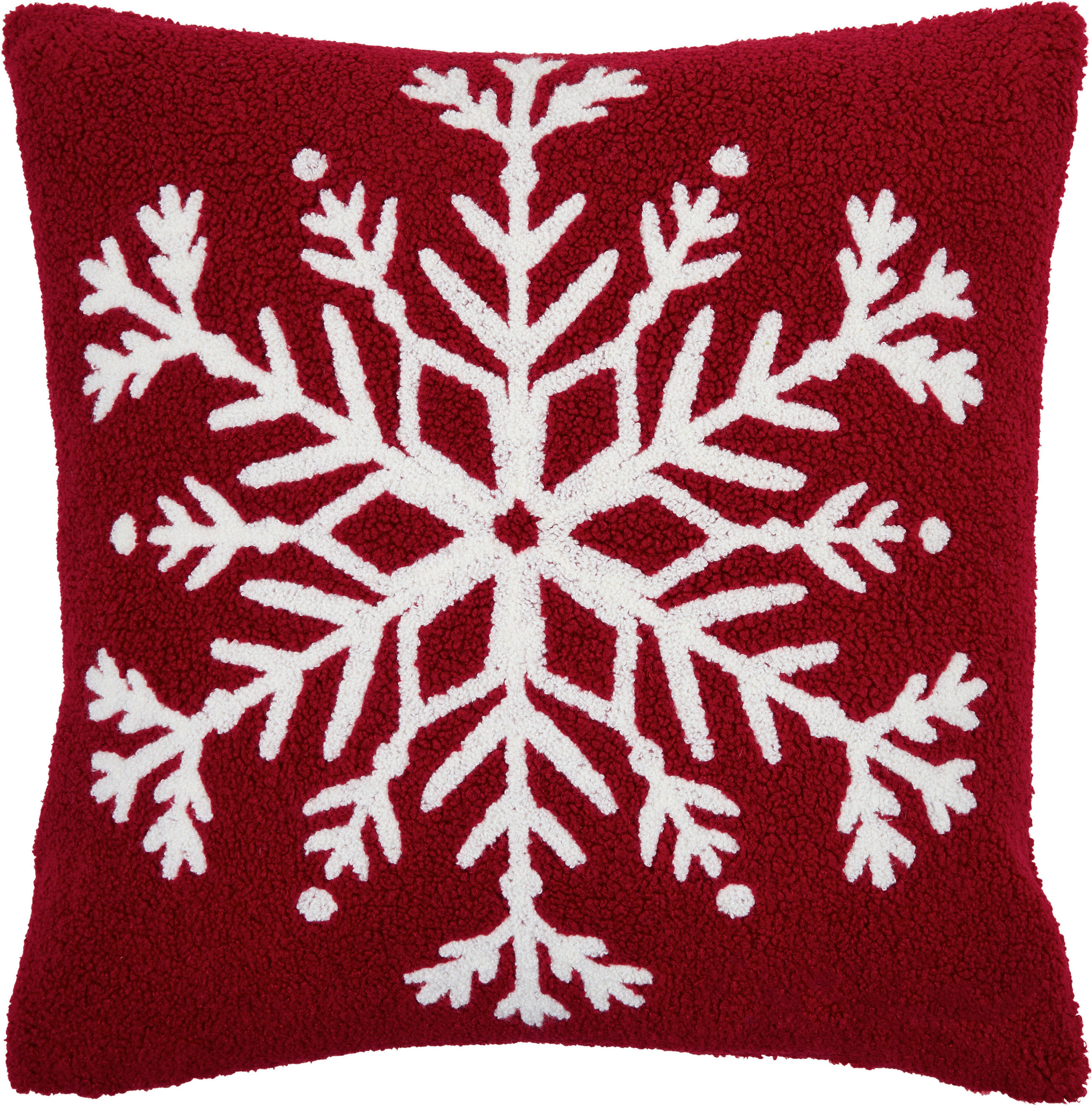 DÍSZPÁRNA 45/45 cm  - piros, Konventionell, textil (45/45cm) - X-Mas