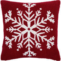 PERNĂ DECORATIVĂ 45/45 cm  - roșu, Konventionell, textil (45/45cm) - X-Mas