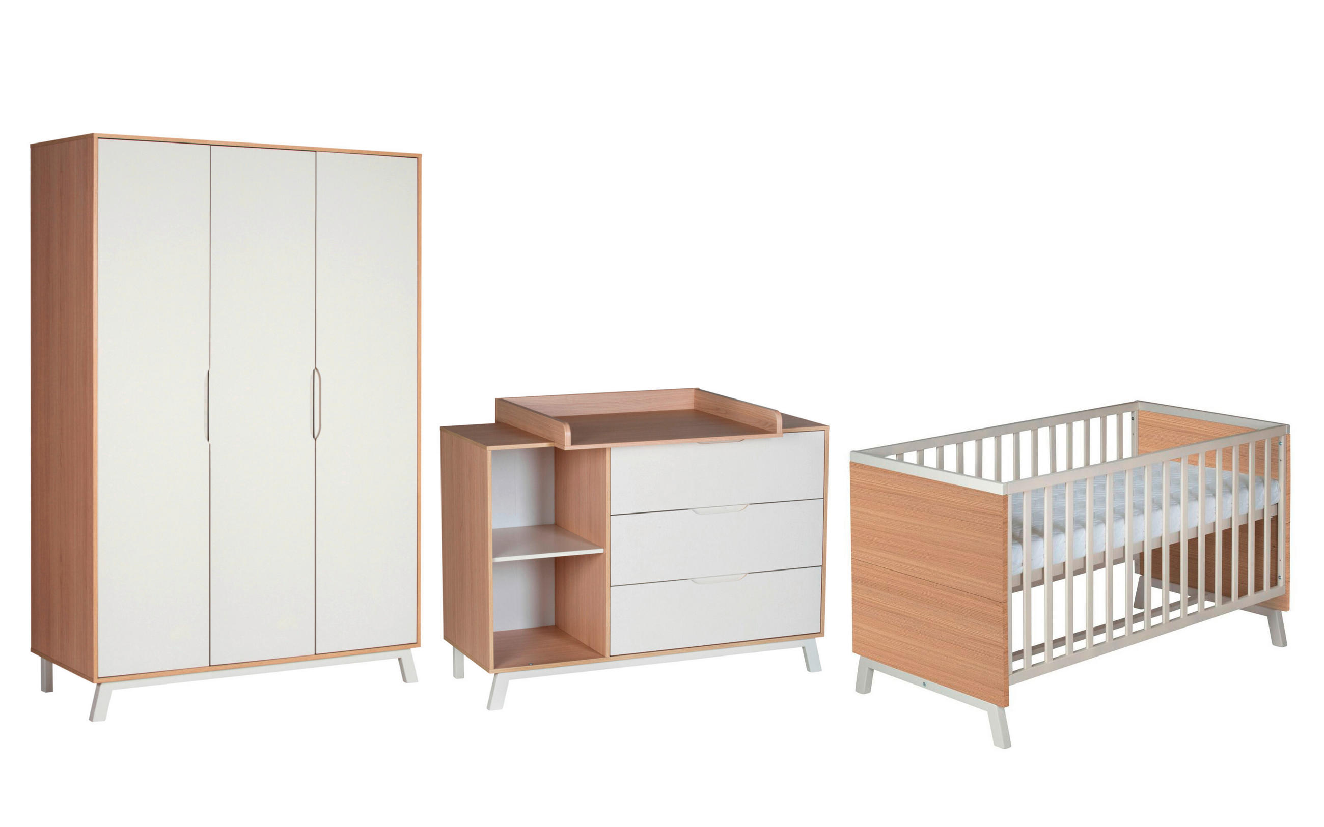 BABYZIMMER CLAY  - Beige, Basics, Holz/Holzwerkstoff - Schardt