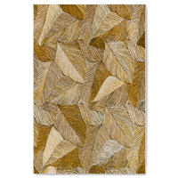 OUTDOORTEPPICH 120/180 cm Kollektion 1767 Schwarz, Goldfarben  - Goldfarben/Schwarz, Design, Kunststoff (120/180cm) - Villeroy & Boch