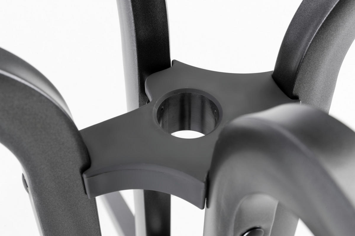 GARTENKLAPPTISCH 100/100/74 cm  - Anthrazit, Basics, Kunststoff/Metall (100/100/74cm) - Kettler