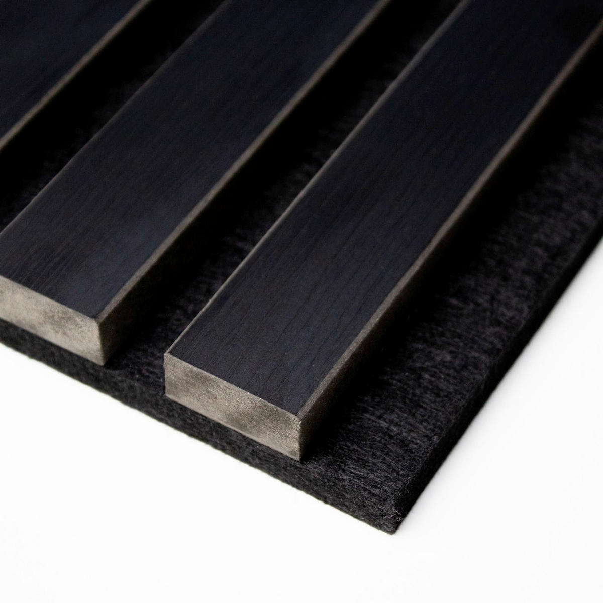 AKUSTIKPANEEL Echtholz 60/60/2,1 cm  - Schwarz, Basics, Holzwerkstoff (60/60/2,1cm)