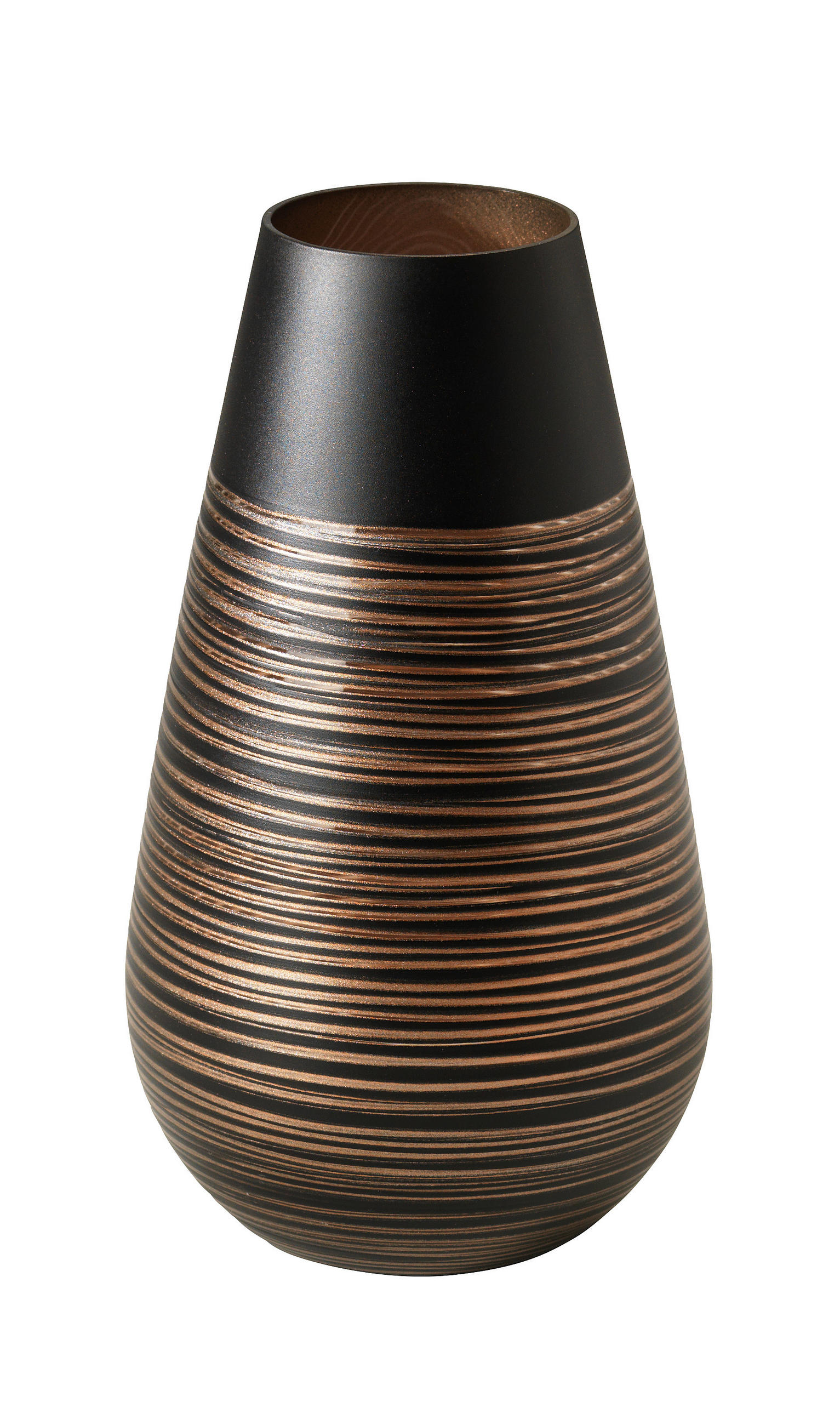 VÁZA, sklo, 18 cm - hnedá, Lifestyle, sklo (18cm) - Villeroy & Boch