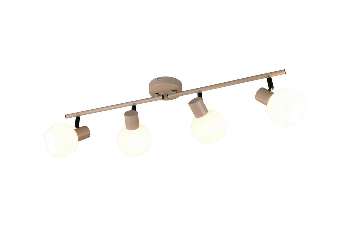 STRAHLER R86374043 70/18,5/10,00 cm  - Beigebraun/Weiß, Design, Glas/Metall (70/18,5/10,00cm)