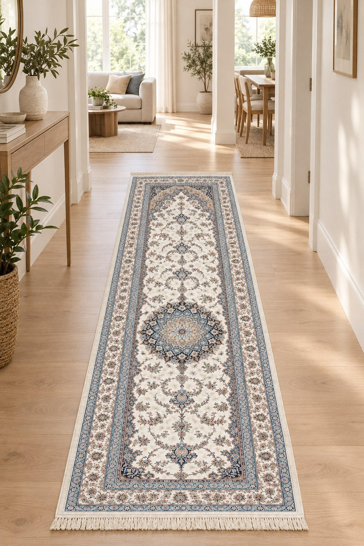 LÄUFER 80/280 cm Nain  - Multicolor/Creme, LIFESTYLE, Textil (80/280cm) - Novel
