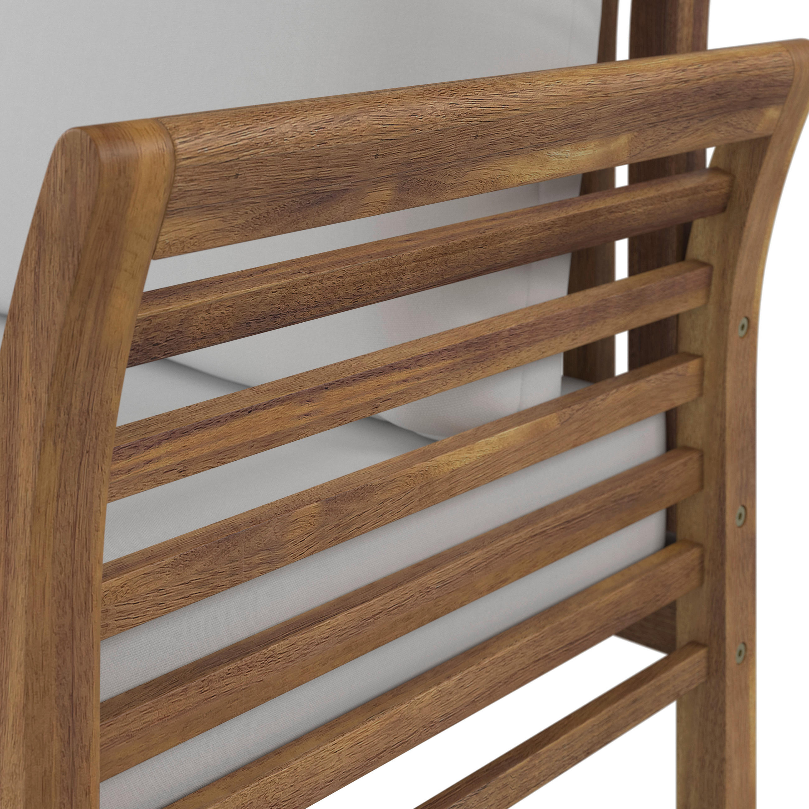 GARTENSET  - Ecru/Naturfarben, MODERN, Holz/Textil (80/50/35cm) - Ambia Garden