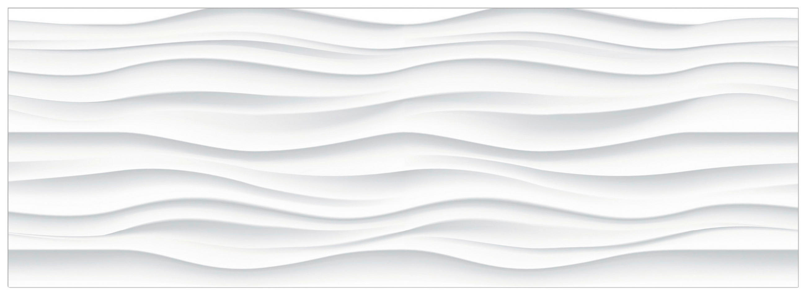 Fani Küchenrückwand Smart - Glas Weiß, 180x63.7x0.6 cm