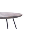 COUCHTISCH in Holz, Metall 60/60/40 cm  - Eichefarben/Schwarz, Natur, Holz/Metall (60/60/40cm) - Novel