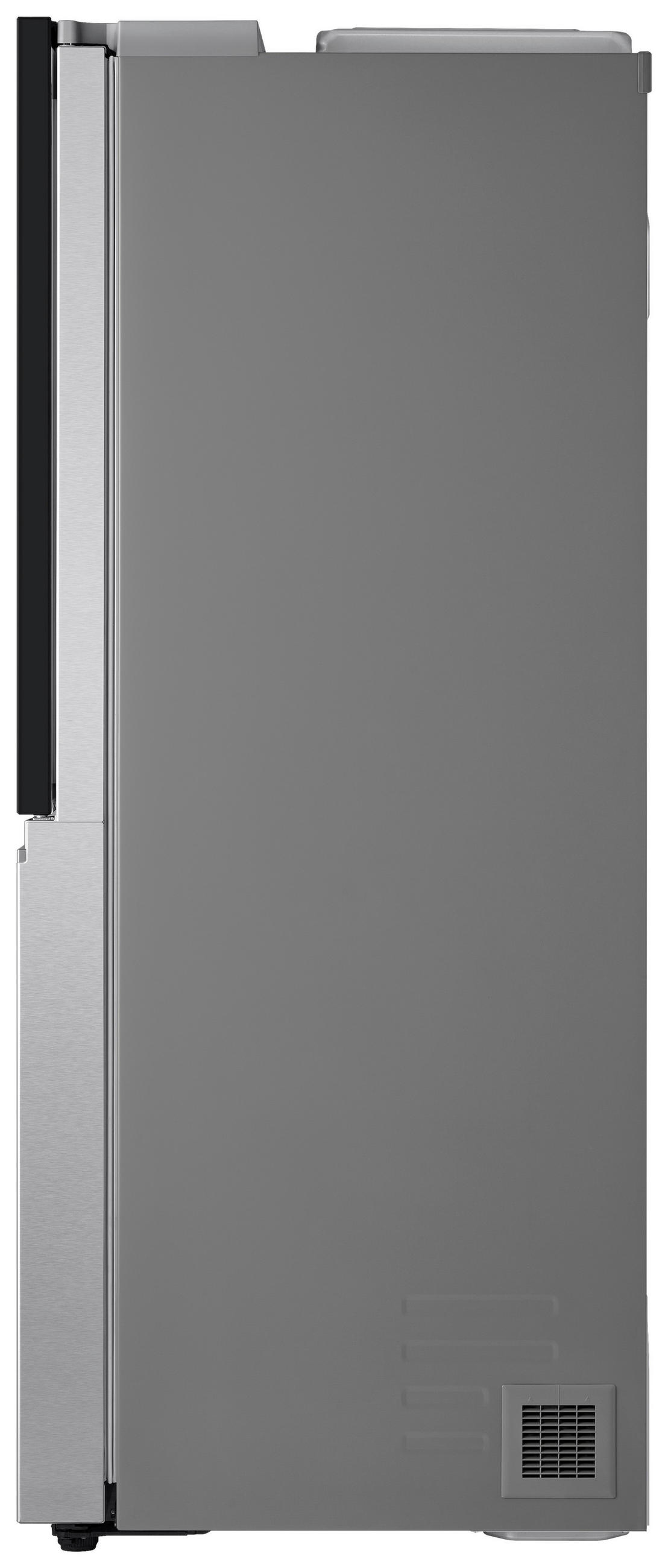 SIDE-BY-SIDE 91,3/180/73,4 cm GSXV91BSAE  - Silberfarben, Trend, Glas/Kunststoff (91,3/180/73,4cm) - LG