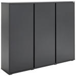 SCHUHSCHRANK  in 145/120/34 cm  - Anthrazit, KONVENTIONELL, Holzwerkstoff/Kunststoff (145/120/34cm) - Xora