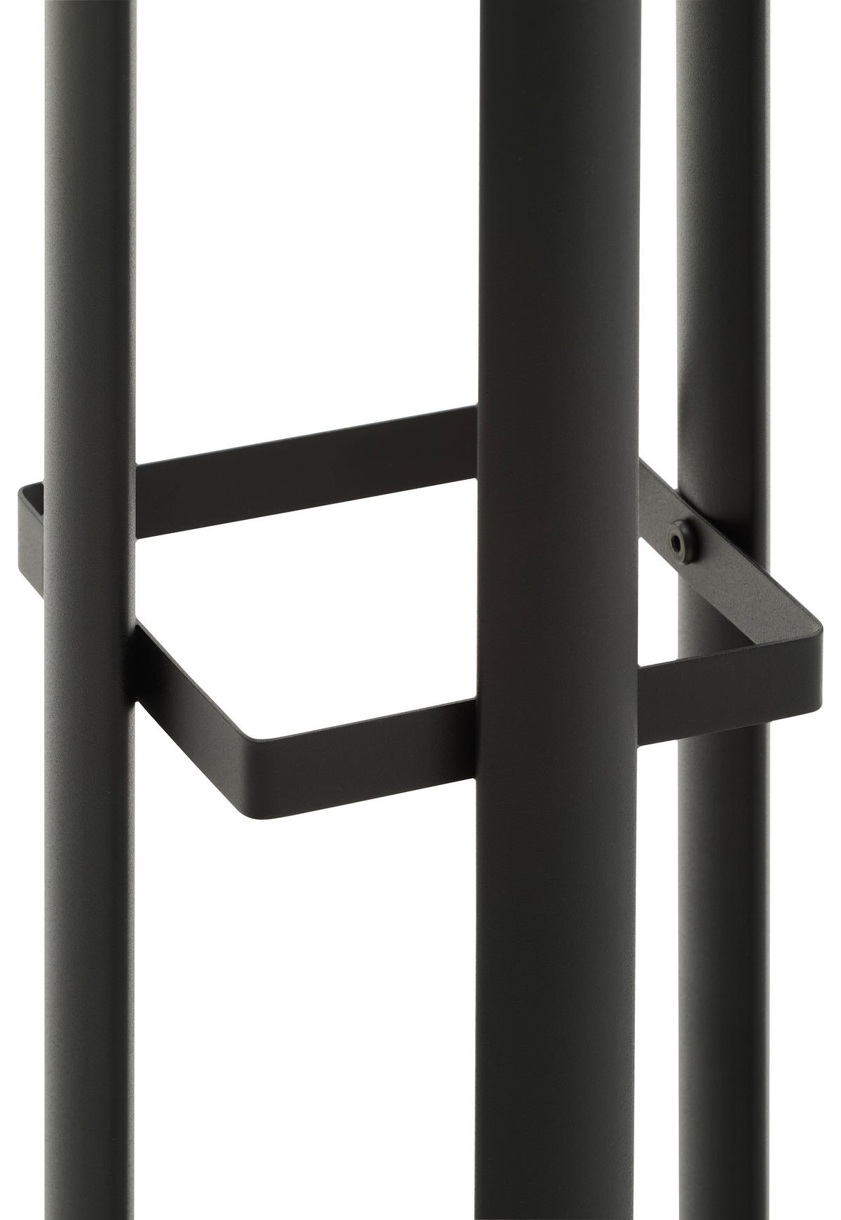 KLEIDERSTÄNDER in Schwarz 35,5/173/28,5 cm   - Schwarz, Basics, Metall (35,5/173/28,5cm) - Xora