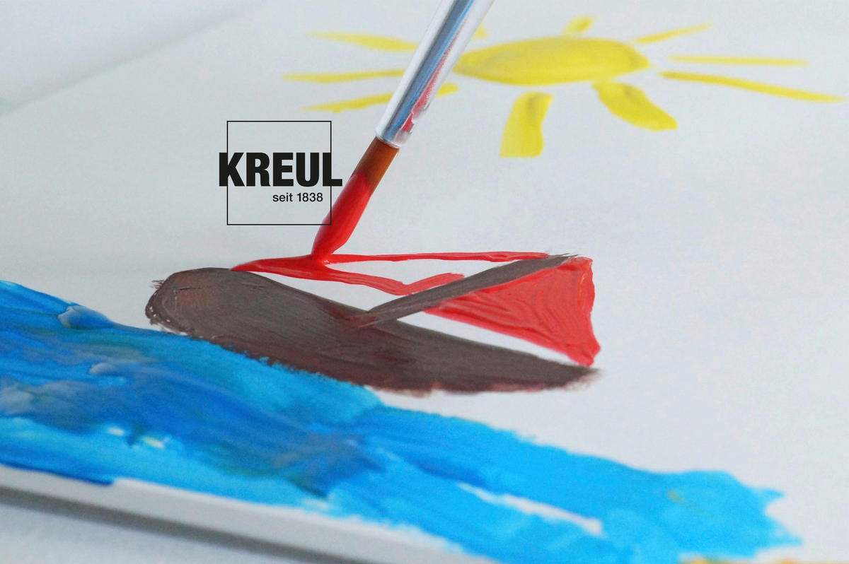 ACRYLFARBE - Blau/Gelb, Basics (8/11/11,5cm)